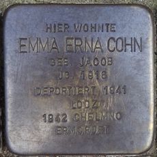 Stolperstein dedicated to Emma Erna Cohn