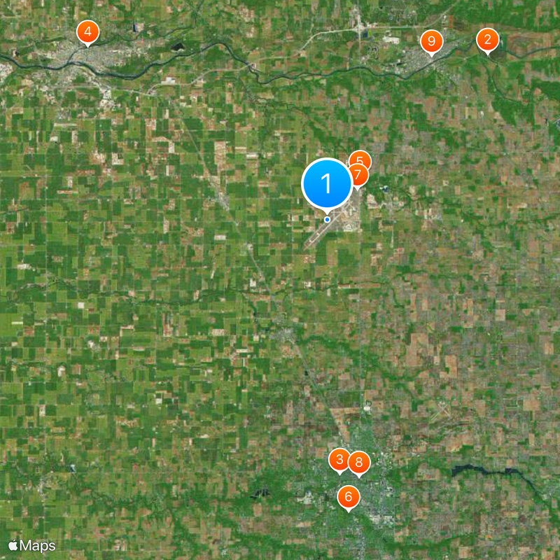 Grissom Air Reserve Base Map