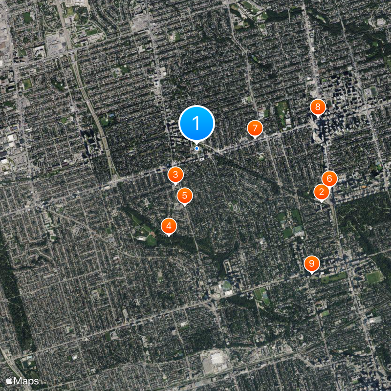 Forest Hill Collegiate Institute Map