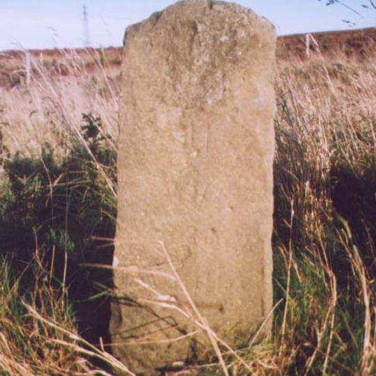 Milestone, just S of entrance to Fylingdales Early Warning Station