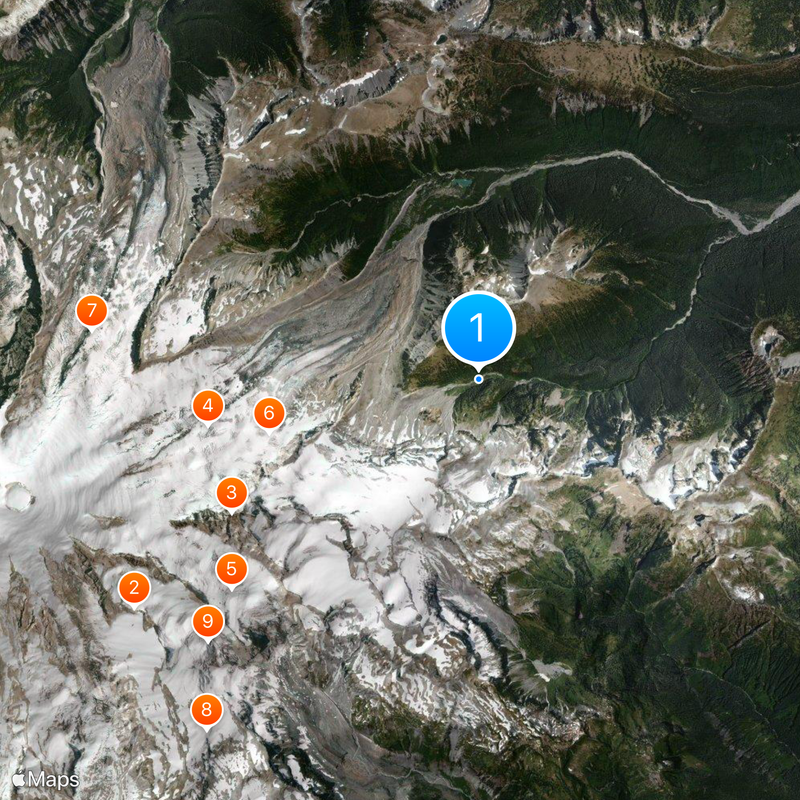 Wonderland Trail Map