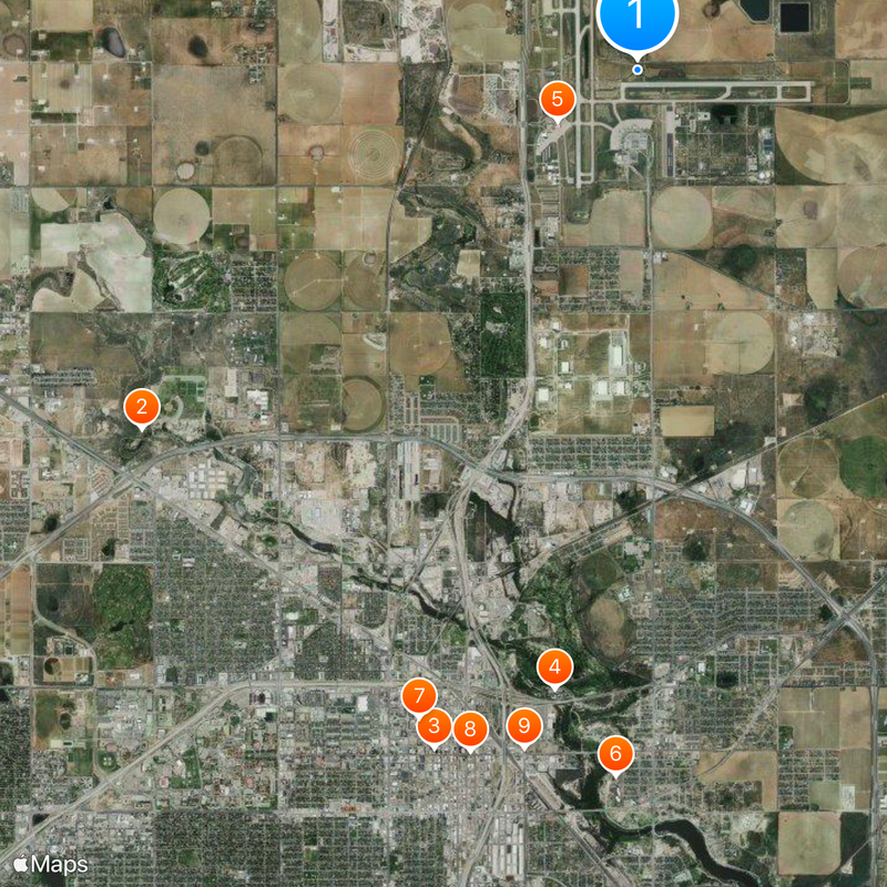 Lubbock Preston Smith International Airport Map