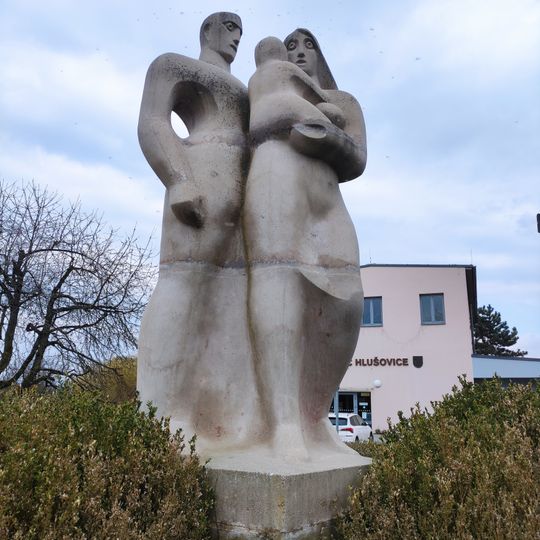 Statue Family in Hlušovice
