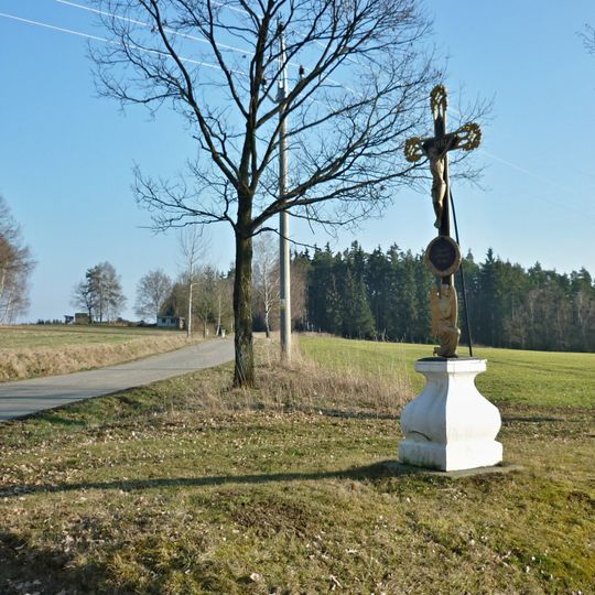 Kříž jižně od Okrouhlé Radouně