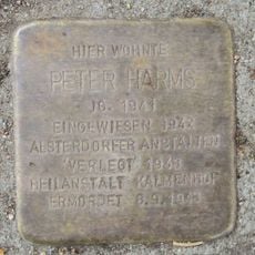 Stolperstein en memoria de Peter Harms