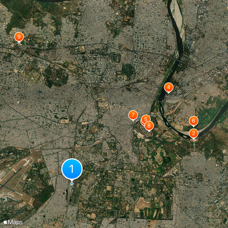 Agra Cantt railway station Map