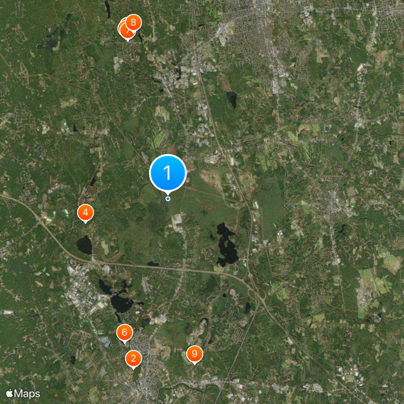 Hockomock Swamp Map