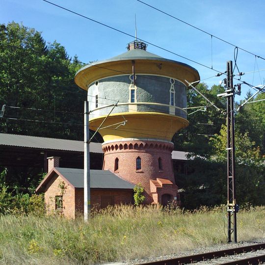 Railway water tower in Międzylesie