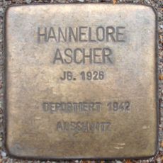 Stolperstein dedicated to Hannelore Ascher