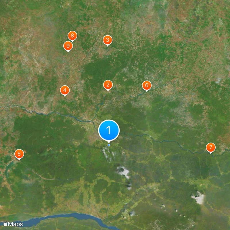 Ebola River Map
