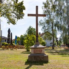 Dřevěný kříž v Dobrém