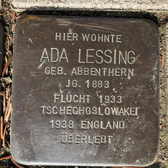 Stolperstein für Ada Lessing