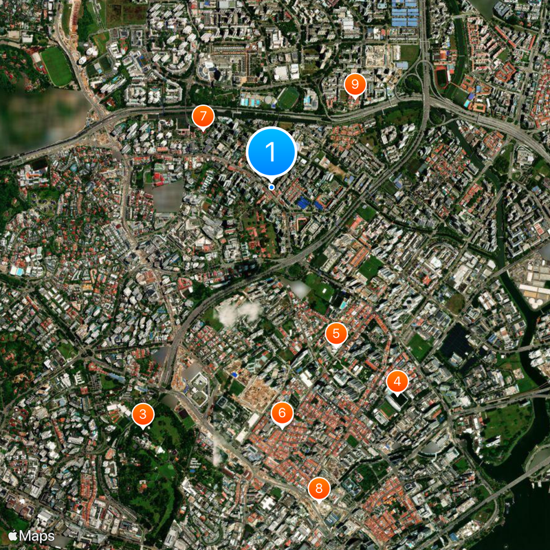 Chicken rice Map