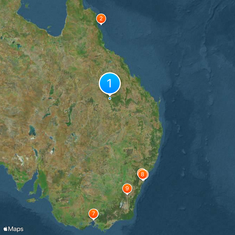 Gran Cordillera Divisoria Mapa
