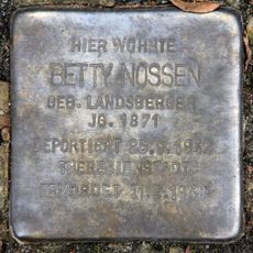 Stolperstein dedicated to Betty Nossen