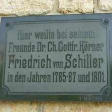 Gedenktafel an Friedrich Schiller