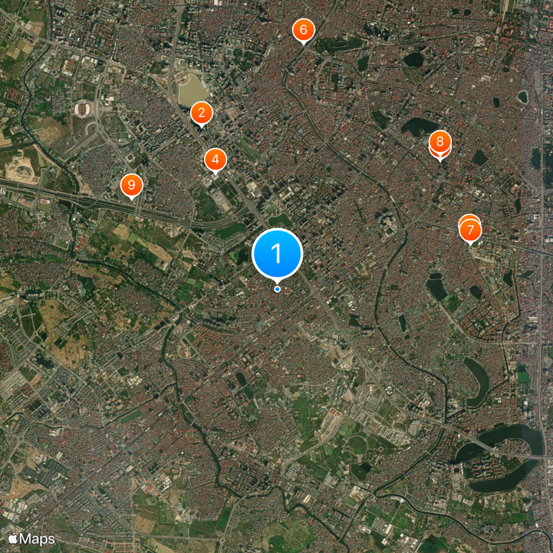Vietnam National University Map