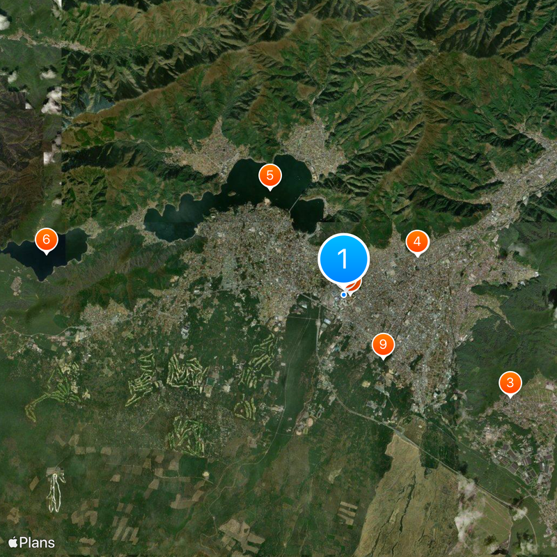 Fuji-Q Highland Kaart