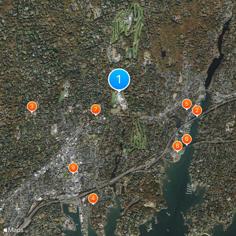 Greenwich High School Map