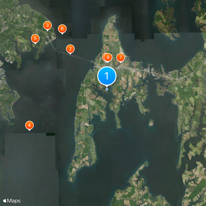 Kent Island Map
