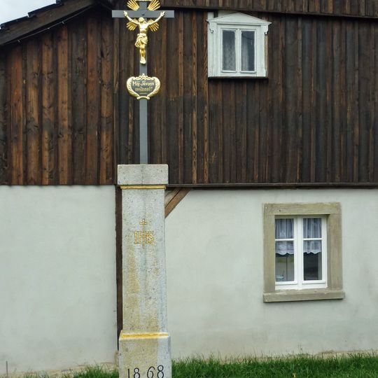 Wegkreuz in Gränze, Am Teichdamm 18
