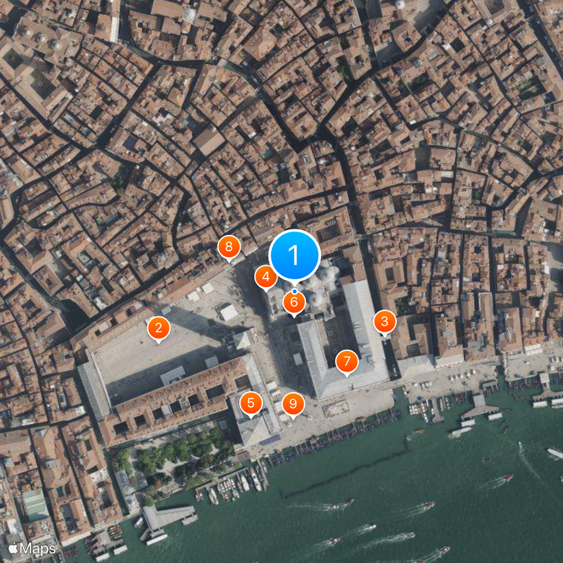 St Mark's Basilica Map