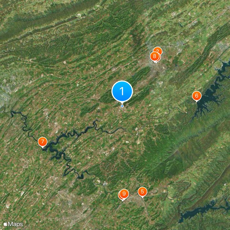 Bristol Motor Speedway Carte