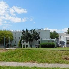 School building at 1-3 Kasprzaka Street in Warsaw