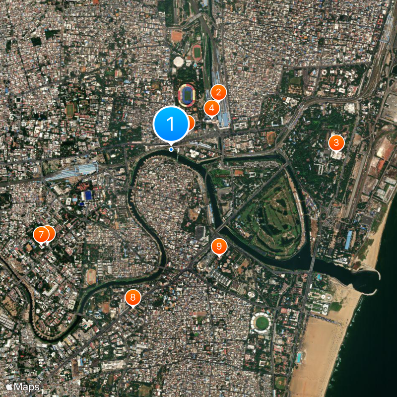 Madras Presidency Map