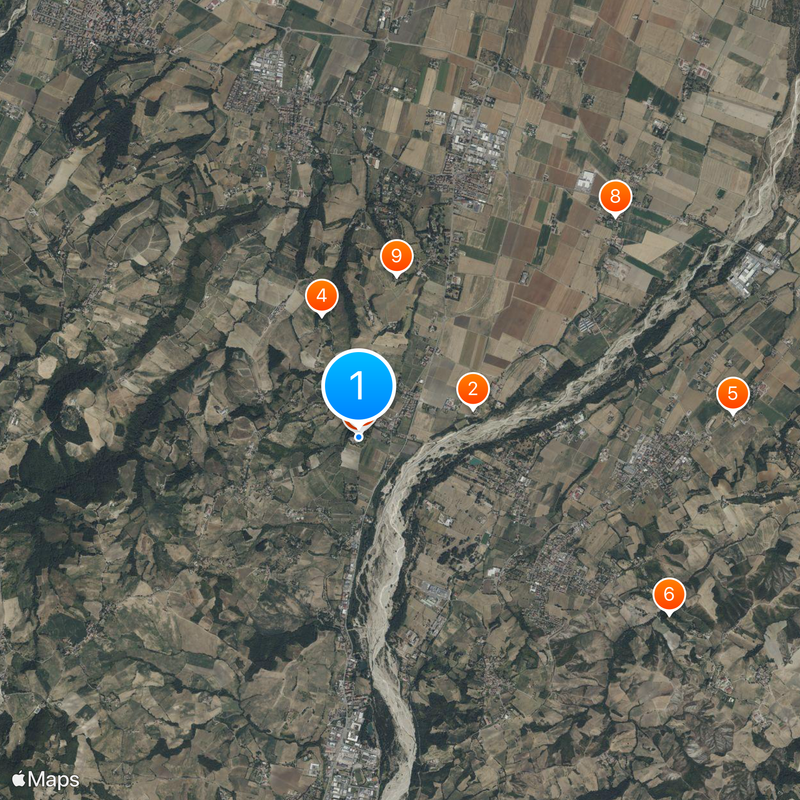 Torrechiara Castle Map