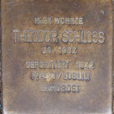 Stolperstein en memoria de Theodor Schloss