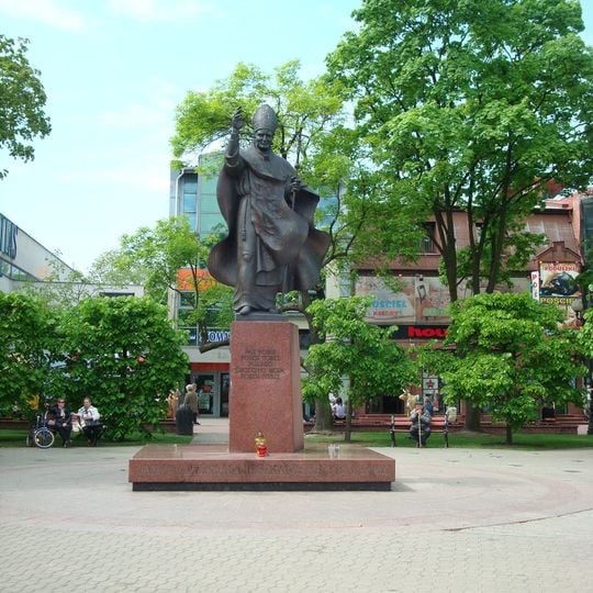 Skwer im. Jana Pawła II w Siedlcach