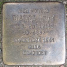 Stolperstein dedicated to Bianca Levy