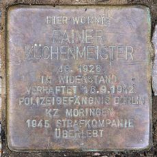 Stolperstein en memoria de Rainer Küchenmeister