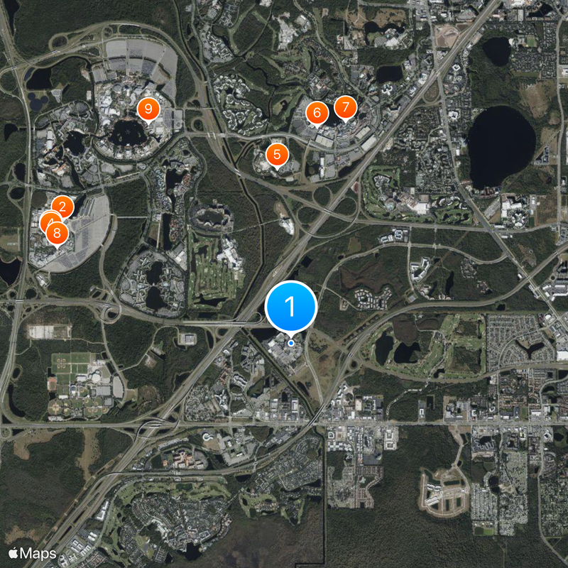 Gaylord Palms Resort & Convention Center Map