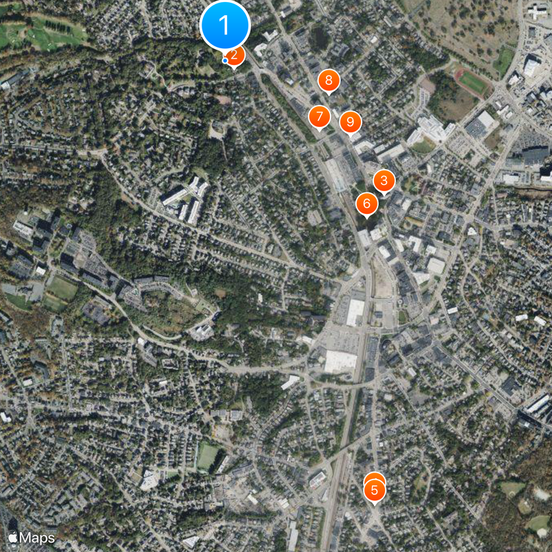 Adams National Historical Park Mapa