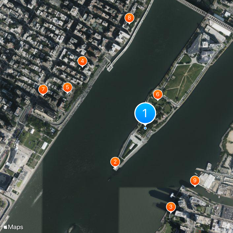 Smallpox Hospital Kaart