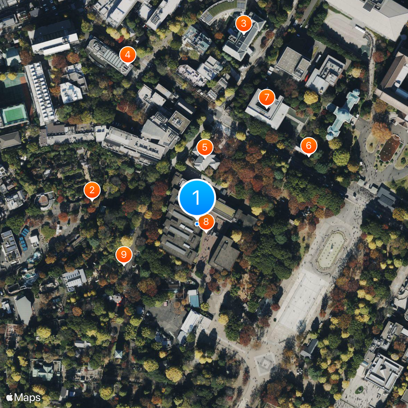 Tokyo Metropolitan Art Museum Mapa