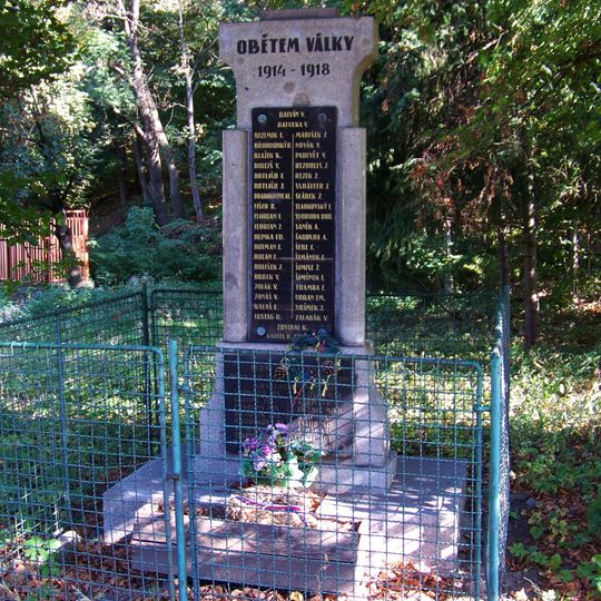 World wars memorial in Hrdlořezy