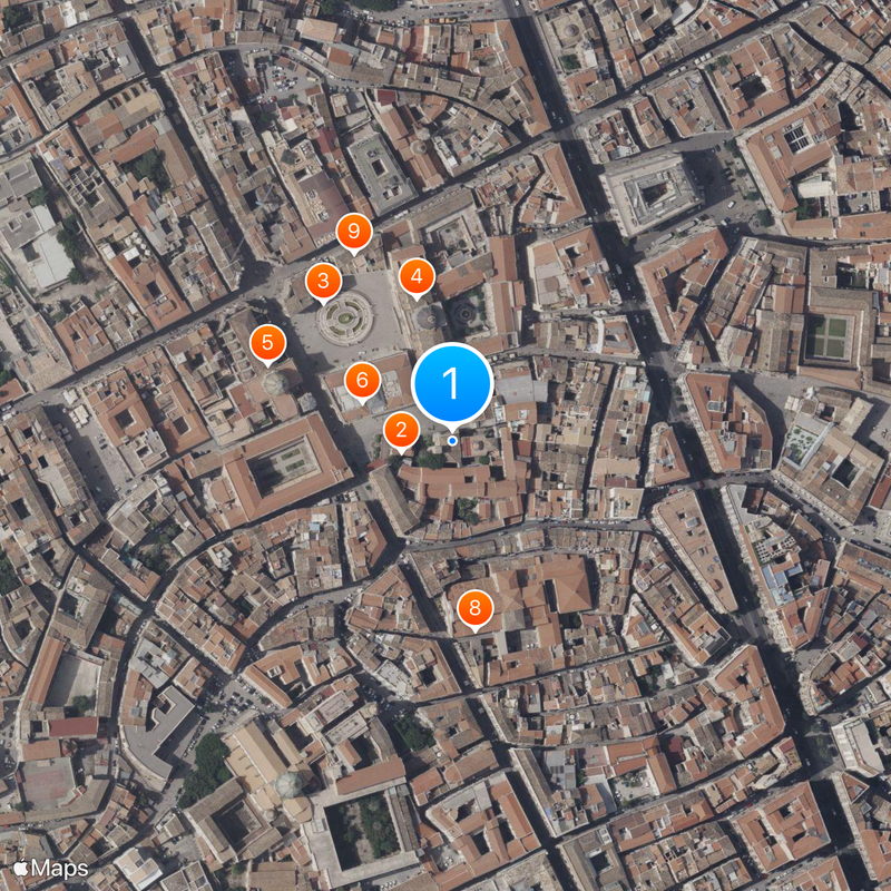 Concatedral de Santa María del Almirante Mapa