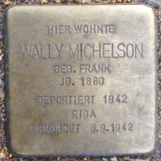Stolperstein dedicated to Wally Michelson