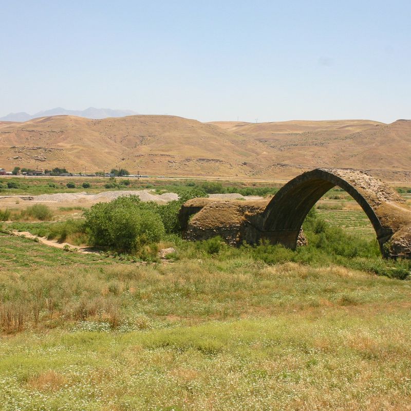 Ain Diwar Bridge - Roman stone bridge near Derik, Syria