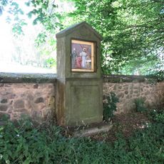 Kaplička Křížové cesty-VIII u kostela ve Starých Křečanech