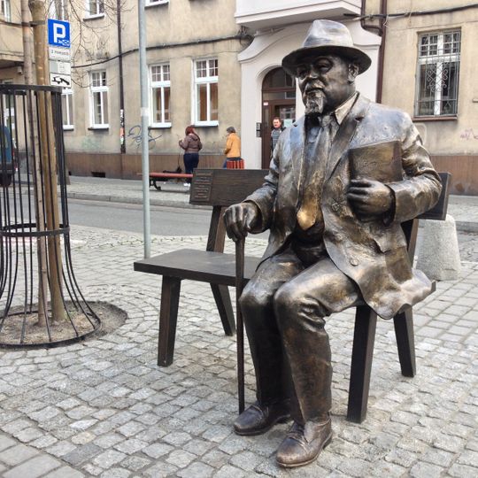 Stanisław Ligon's bench in Katowice
