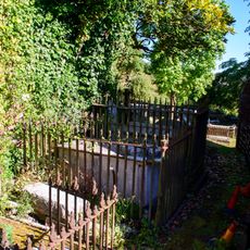 Group Of 3 Chest Tombs With Iron Railings Immediately East And North East Of The Chancel Of The Church Of St John The Baptist