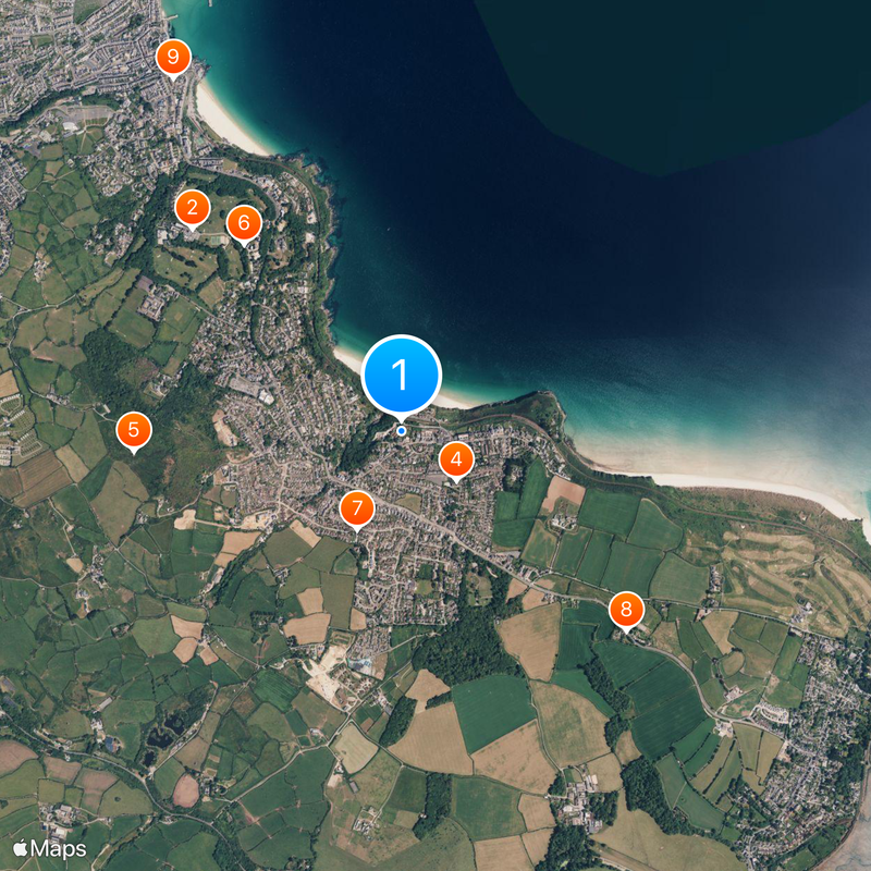 Carbis Bay Map