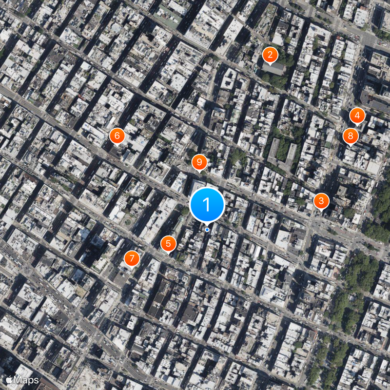 Mulberry Street Map