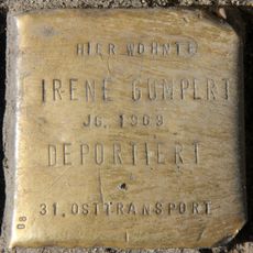 Stolperstein dedicated to Irene Gumpert