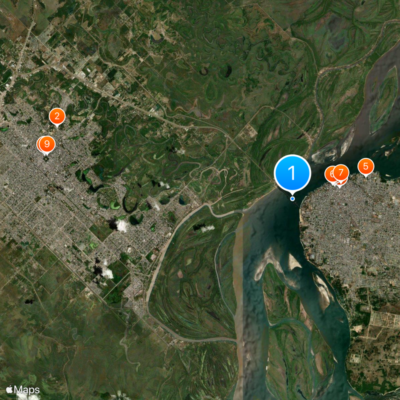 General Belgrano Bridge Map