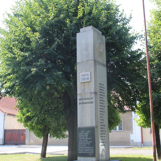 World War I memorial in Lochovice